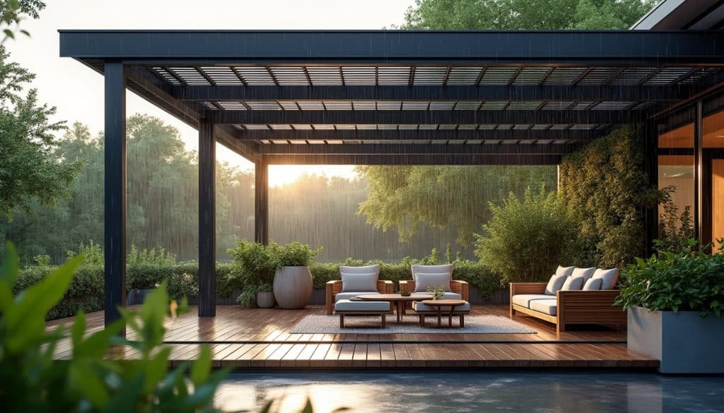 découvrez comment protéger votre terrasse des pluies fines d'été grâce à une pergola bioclimatique, alliant confort et esthétique pour profiter pleinement de votre espace extérieur.