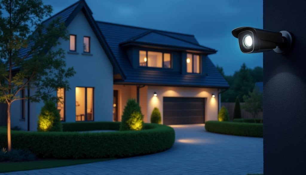 protégez votre maison la nuit grâce à la vision nocturne par infrarouge, une technologie avancée de caméra de surveillance assurant sécurité et tranquillité 24h/24.