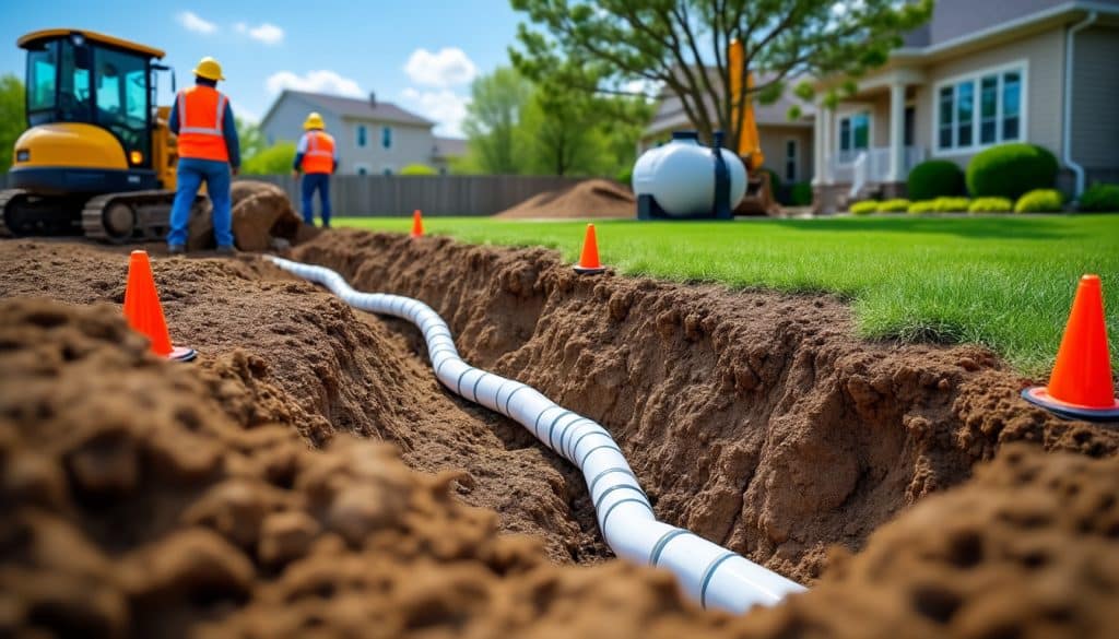 découvrez l'importance du respect des normes strictes d'épandage souterrain pour garantir une installation de fosse septique conforme, sûre et durable.