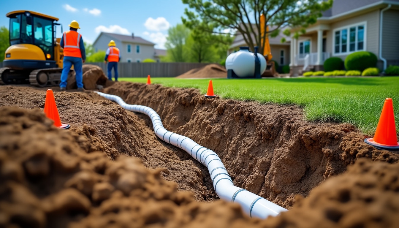 découvrez l'importance du respect des normes strictes d'épandage souterrain pour garantir une installation de fosse septique conforme, sûre et durable.