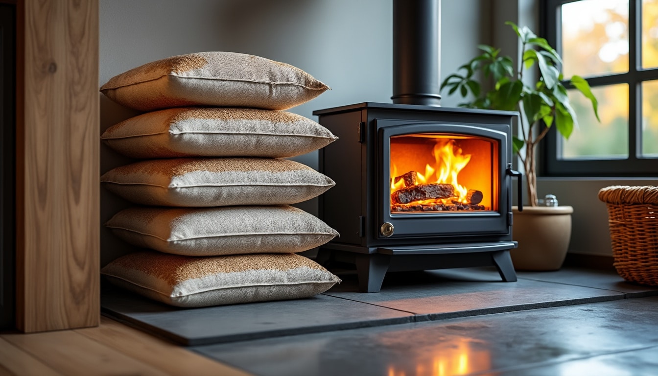 découvrez comment stocker efficacement vos sacs de pellets à l'abri de l'humidité pour assurer un fonctionnement optimal de votre poêle à granulés.