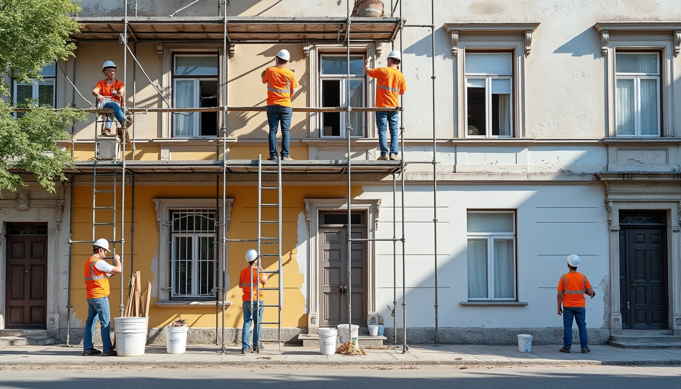 découvrez l'obligation légale de rénovation décennale imposée par la mairie, qui contraint les propriétaires au ravalement de façade pour assurer la sécurité et l'esthétique des bâtiments.