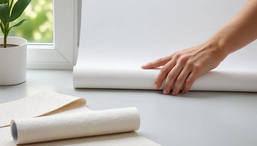 découvrez comment l'utilisation de colle intissée appliquée directement sur le mur simplifie la pose du papier peint, rendant votre décoration murale plus rapide et plus propre.