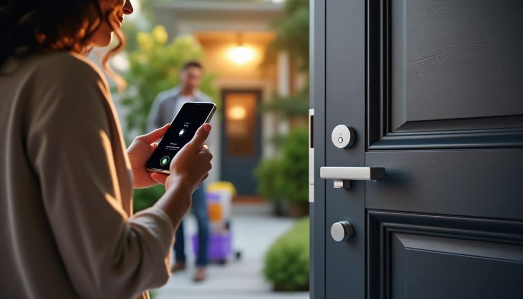 accordez à votre femme de ménage un accès temporaire et sécurisé à votre domicile grâce à une serrure connectée, sans remettre de clé.