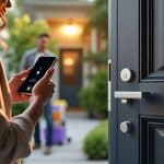 accordez à votre femme de ménage un accès temporaire et sécurisé à votre domicile grâce à une serrure connectée, sans remettre de clé.