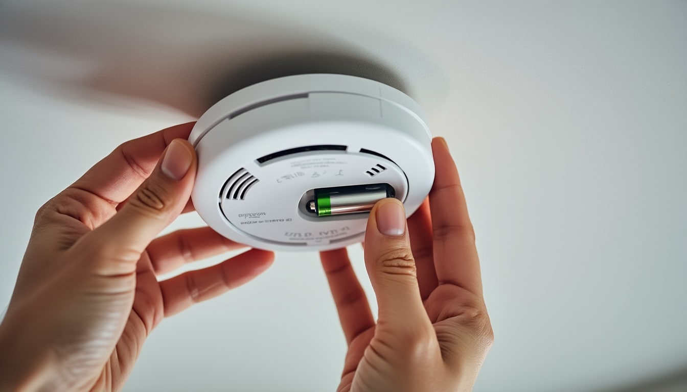 remplacer la pile au lithium tous les dix ans contribue au bon fonctionnement de votre détecteur de fumée et aide à protéger votre logement.