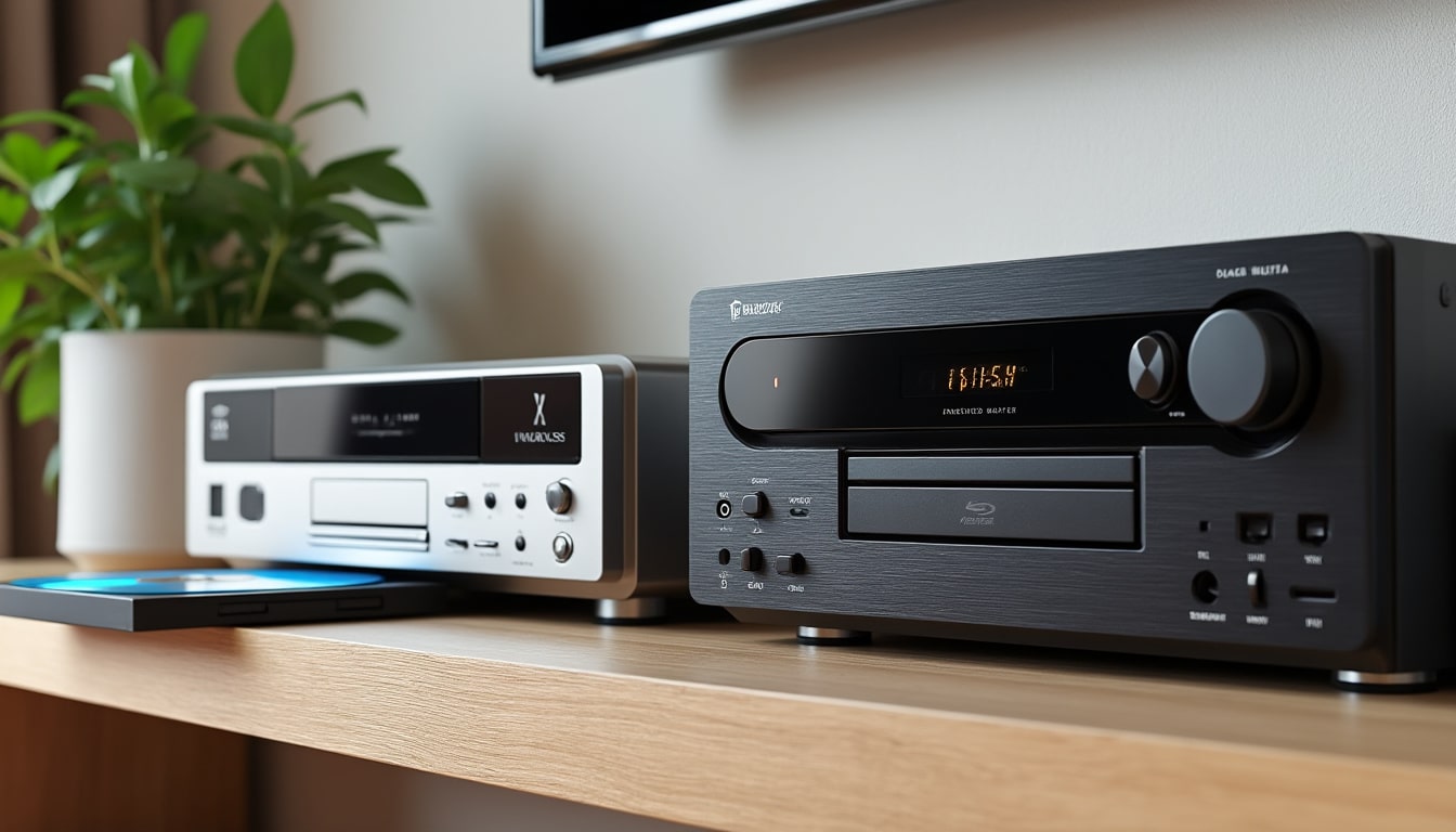 découvrez notre sélection de lecteurs dvd et magnétoscopes pour profiter de vos films et retrouver vos cassettes vidéo.